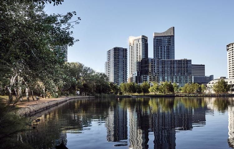 lake view of republic precinct belconnen